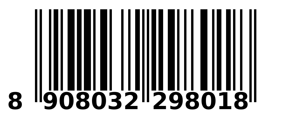 Scannable barcode 8908032298018